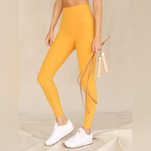 Beyond Yoga spacedye Caught in the Midi Legging in Sunny Citrine S